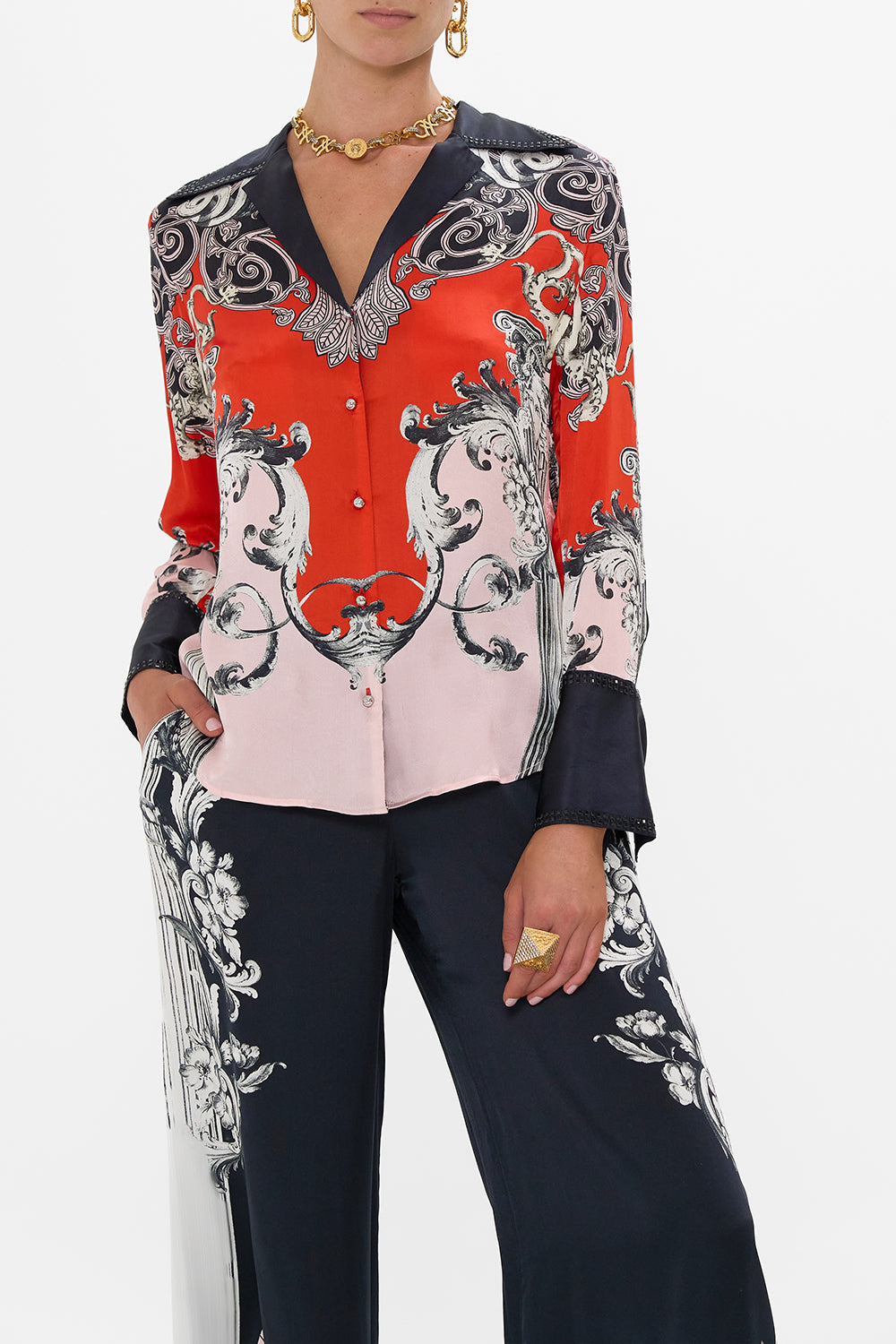 CAMISA DE PIJAMA MARCA MEDUSA