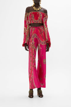 BIAS CUT DRAWSTRING PANT KISSED BY A COBRA