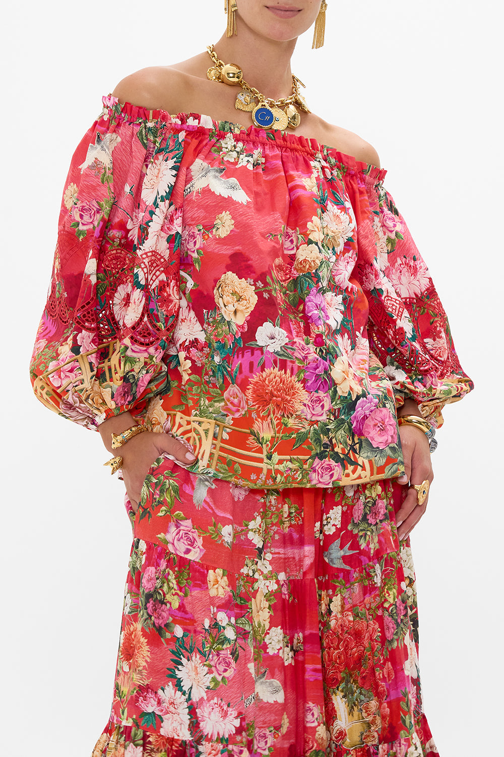 FRILL OFF SHOULDER TOP SWEET HOME ALEXANDRIA