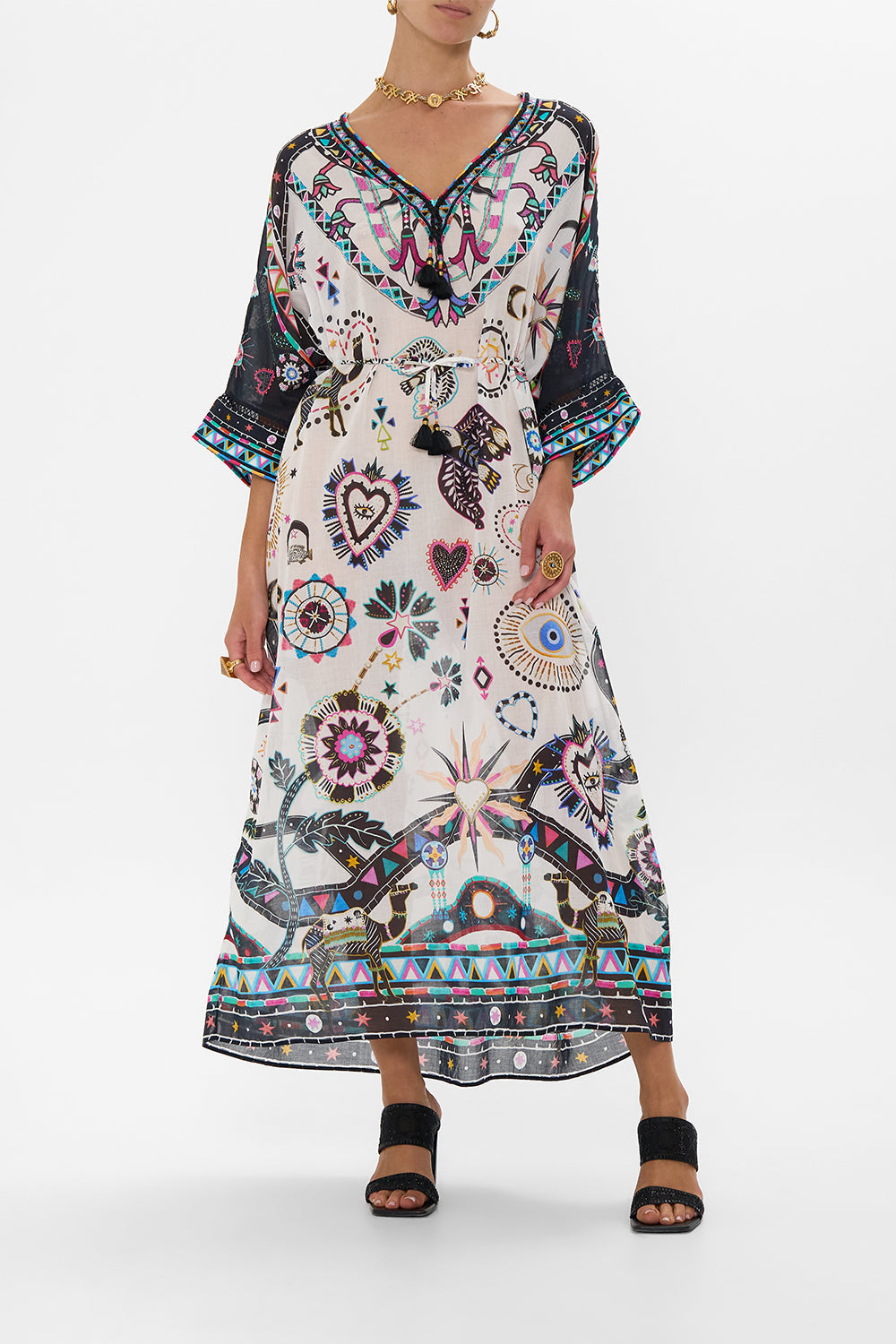 TUCK FRONT KAFTAN NUBIAN WONDERLAND