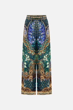 Product view of CAMILLA silk pants in Fan Dance print 