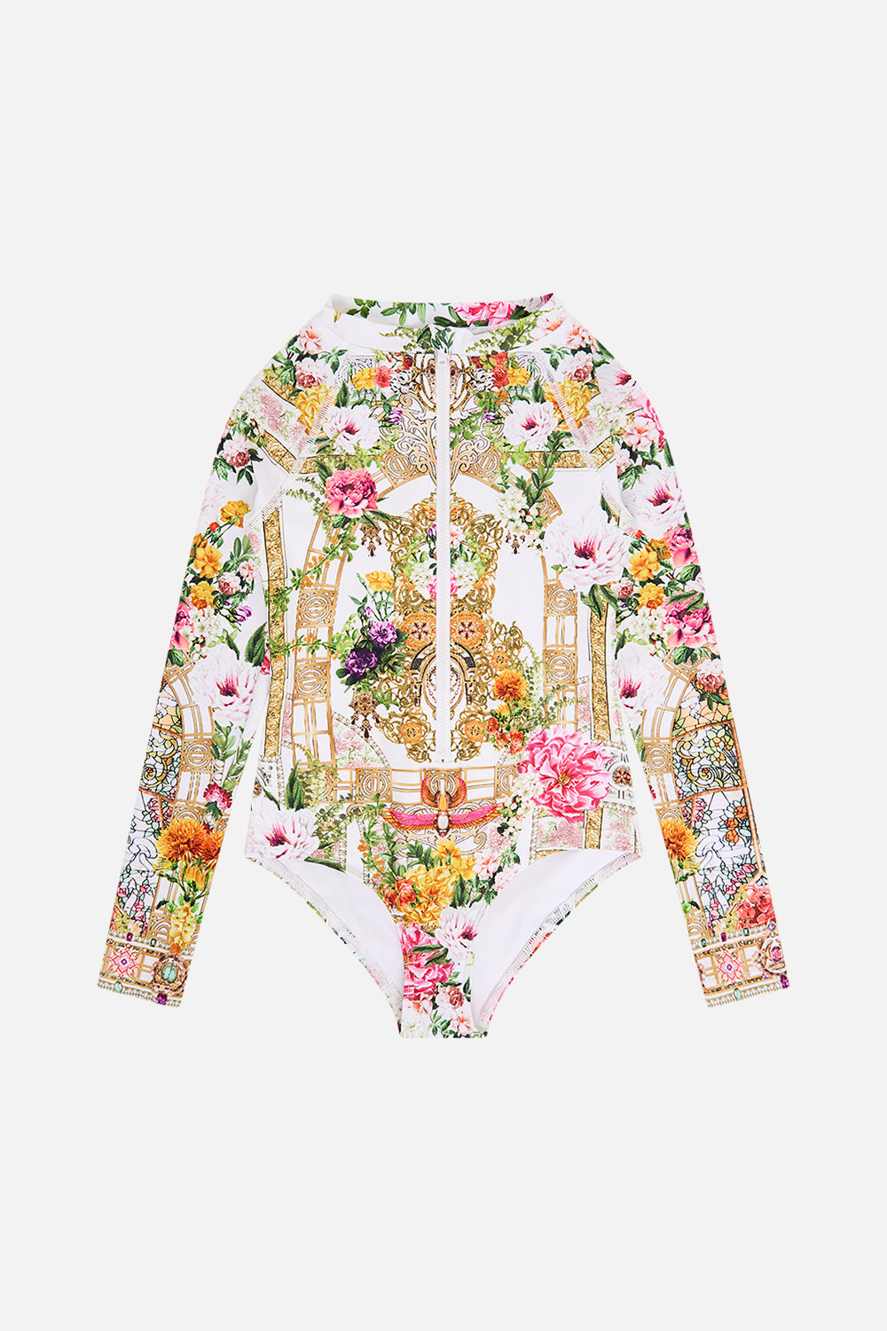 The CAMILLA KIDS PADDLESUIT 4-10 EGYPTIAN ROSE in our EGYPTIAN ROSE print.