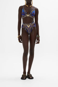 CAMILLA High Waist Pant with Trim in Other Side of the Oasis print.