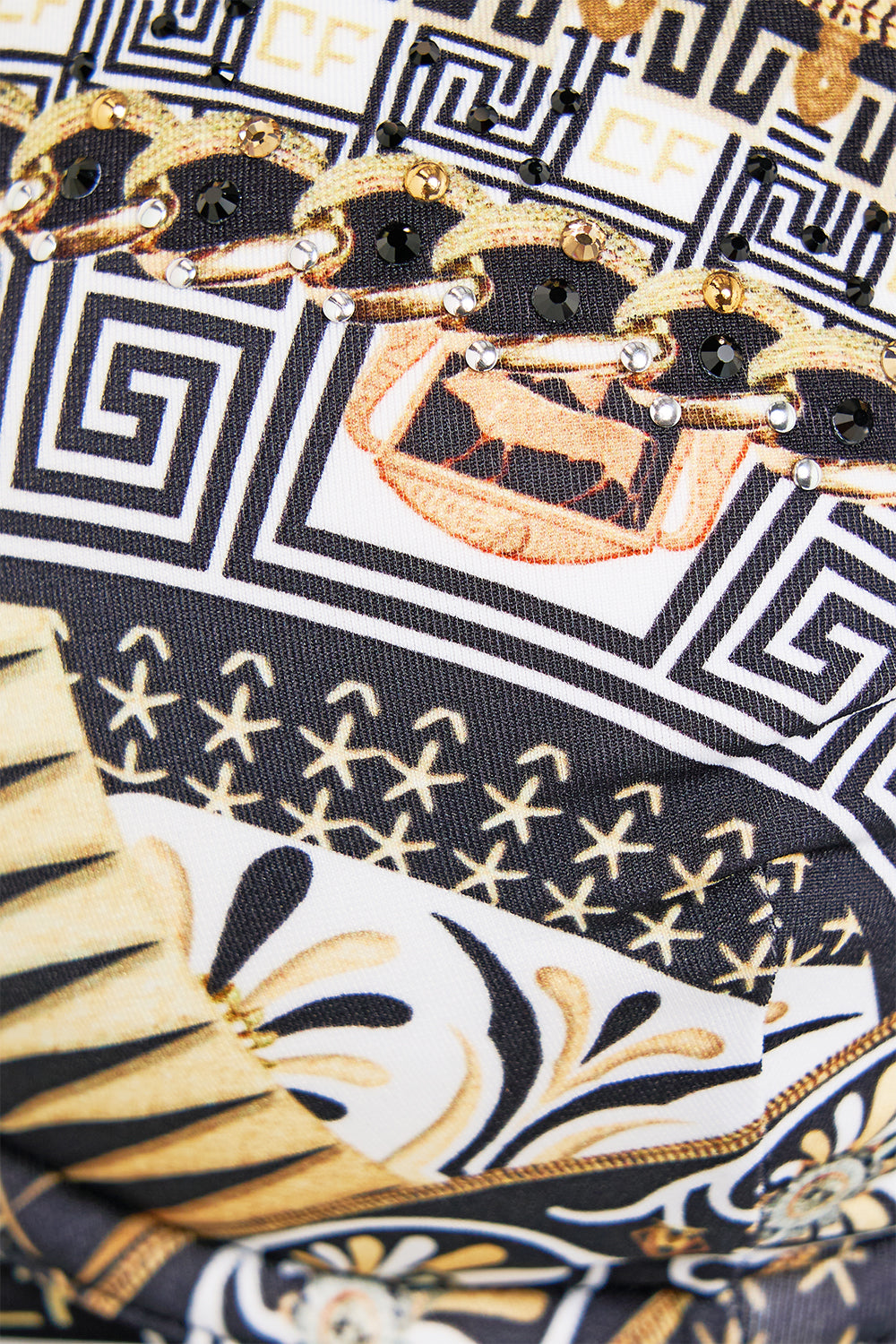 UNDERWIRE BRA WITH CUT OUT AND TRIM TEMPLES OF DENDARA