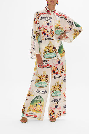 Disney CAMILLA silk blouse in Princess in Print 