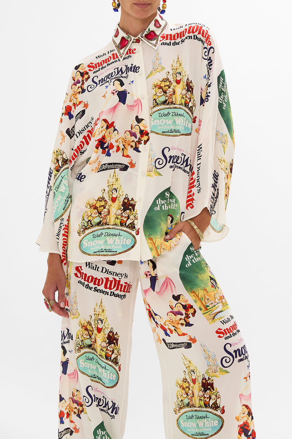 Wide Sleeve Blouse Princess In Print Disney |CAMILLA US – CAMILLA