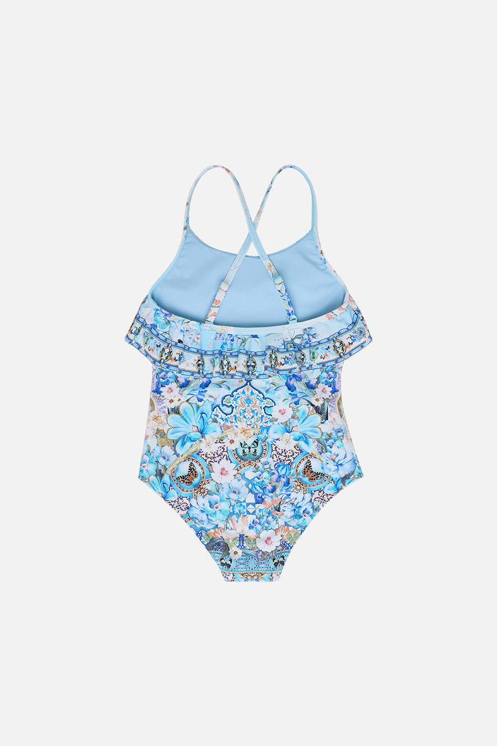 The CAMILLA KIDS NECK FRILL ONE PIECE 4-10 AL MANIAL PALACE MEMOIRS in our  print.