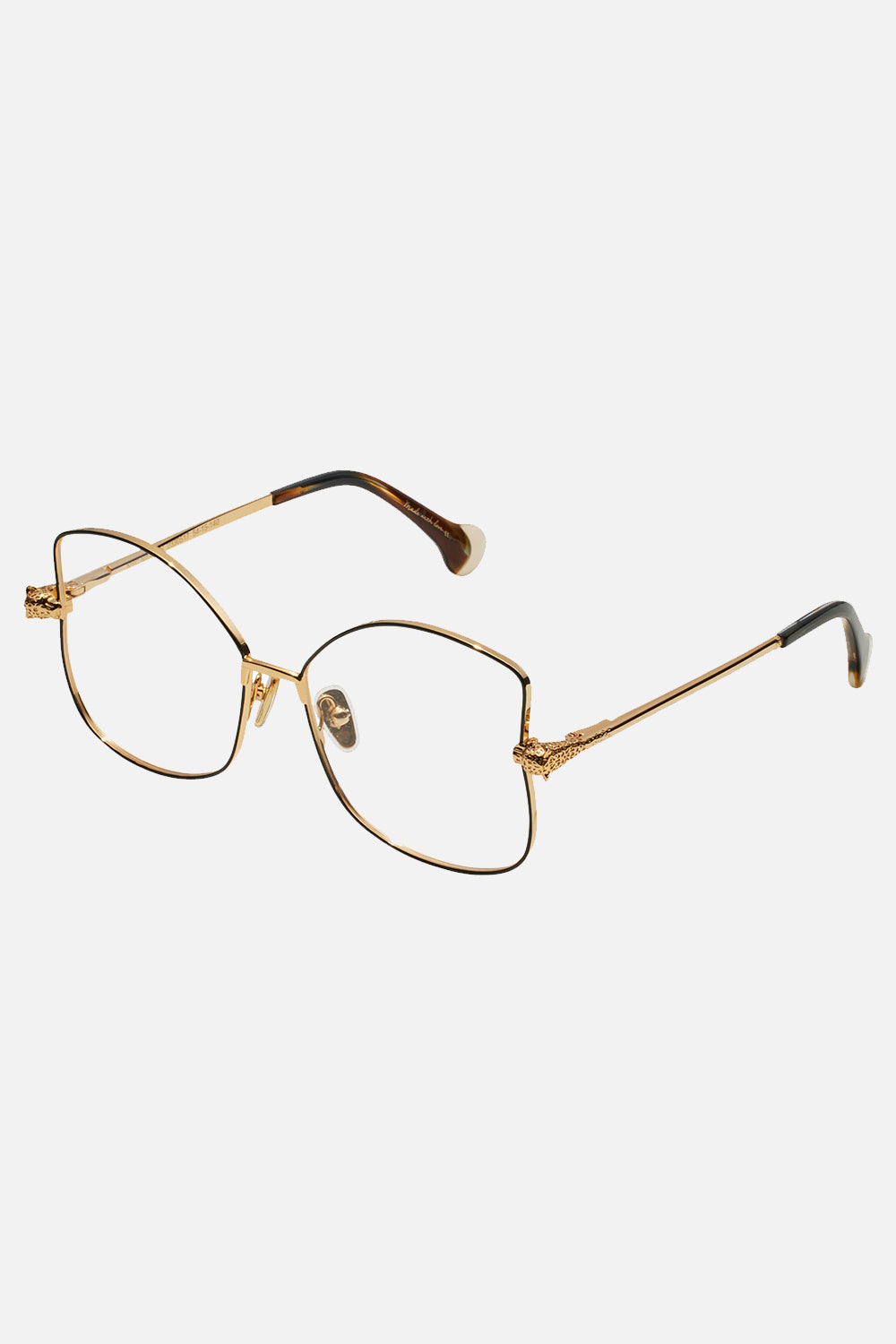 NYC NIGHTS OPTICAL GLASSES BRIGHT GOLD / KHAKI