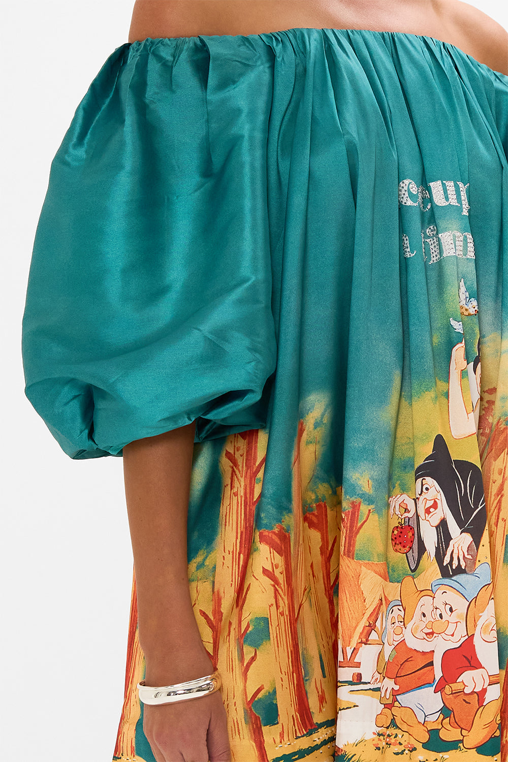 Disney CAMILLA one shoulder dress in Kindest One Of All print