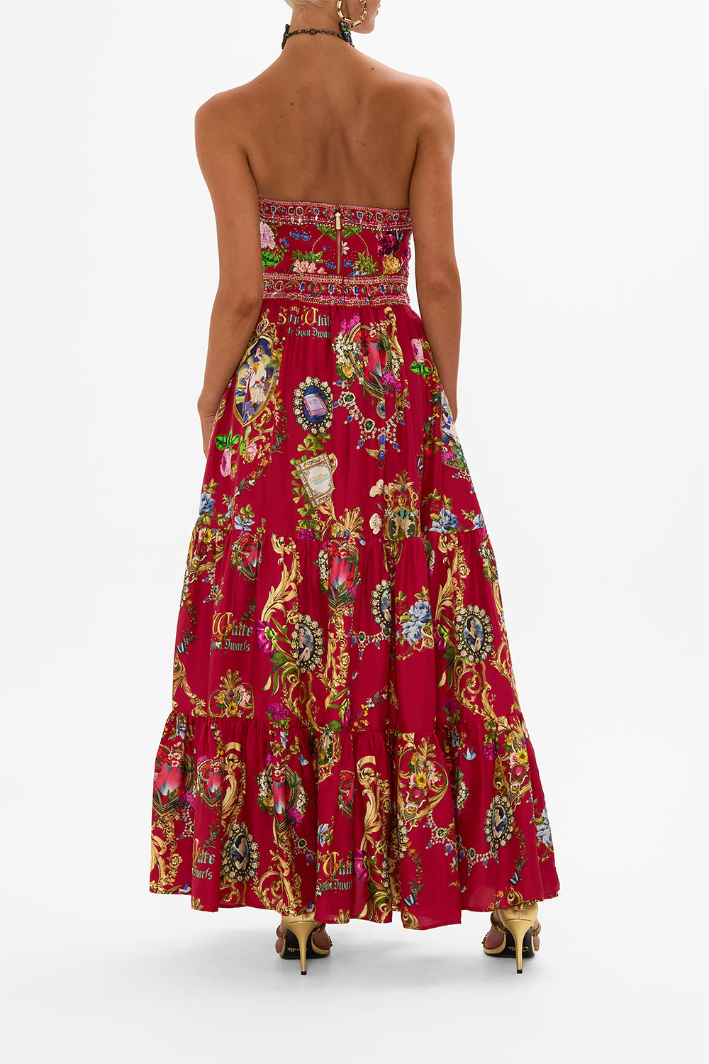 Disney CAMILLA high waisted skirt in Just One Bite Snow White print