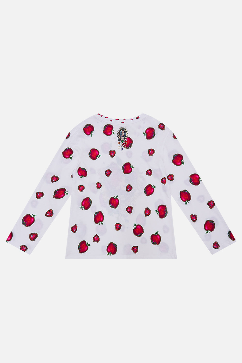 Disney CAMILLA kids long sleeve top in Just One Bite Snow White print