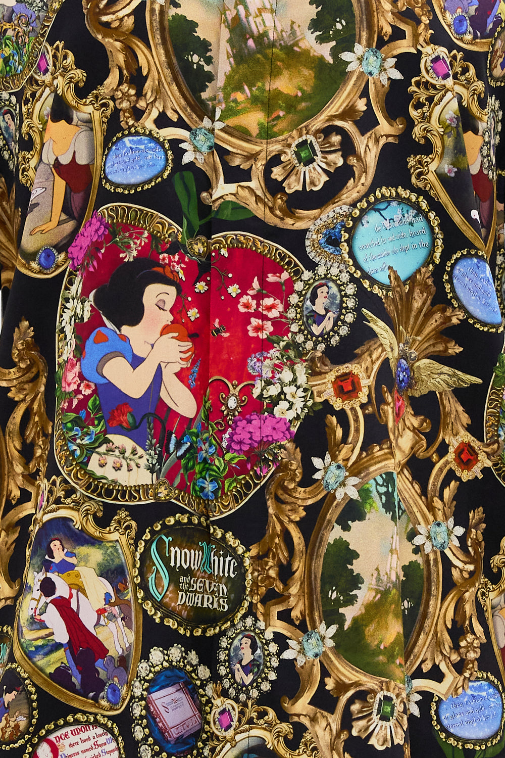 Disney CAMILLA  silk shirt in Happuly Ever After print