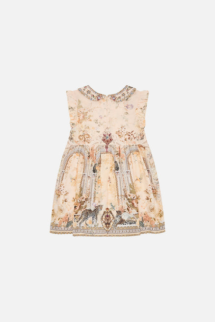 The Adorned In Antiquity V Neck Lace Up Detail Long Dress| CAMILLA US –  CAMILLA