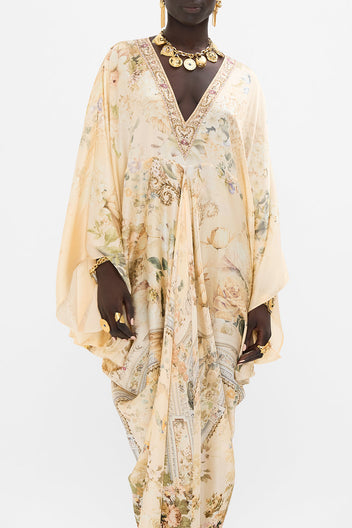 T SHAPE LONG KAFTAN BASKED IN BAROQUE