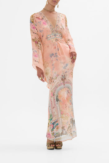 LONG KAFTAN WITH WAIST DETAIL ESPAÑA NIRVANA