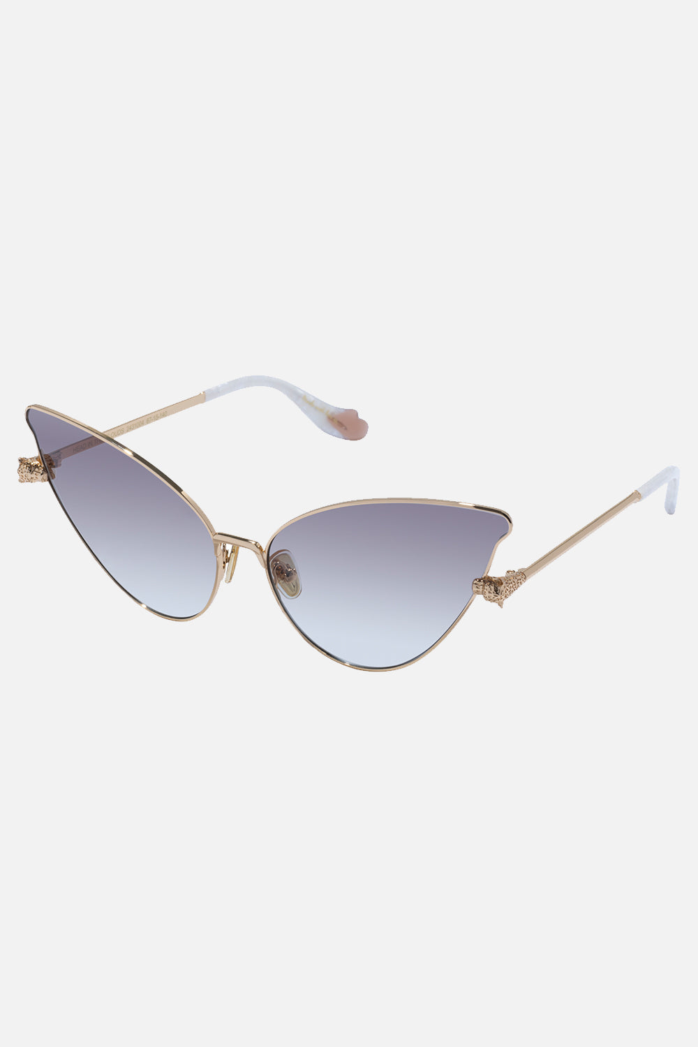 The CAMILLA HEAD IN THE CLOUDS SUNGLASSES GOLD / NUDE in our GOLD / NUDE print.