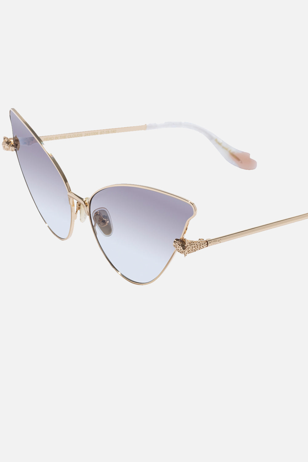 The CAMILLA HEAD IN THE CLOUDS SUNGLASSES GOLD / NUDE in our  print.
