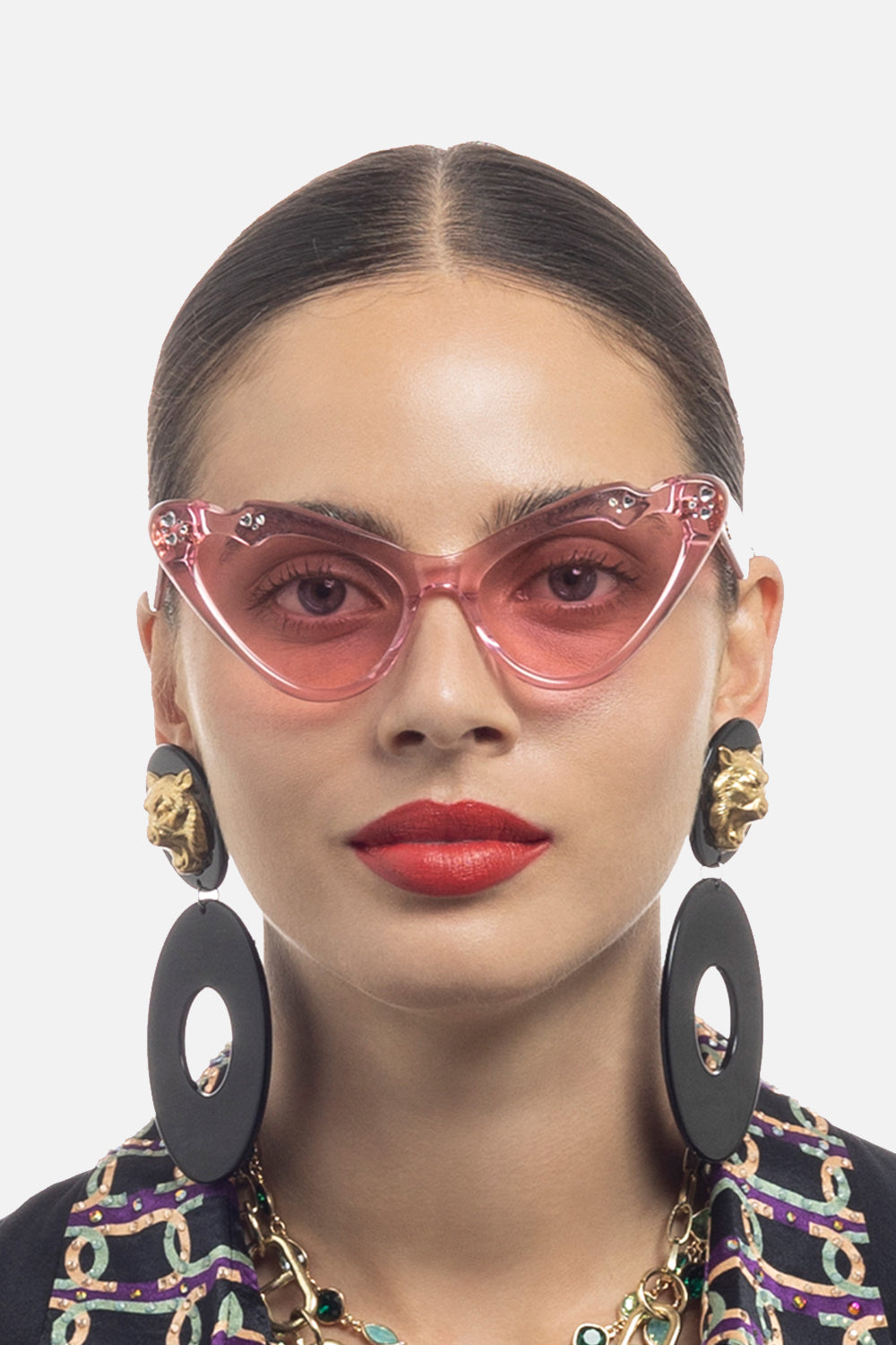 CAMILLA designer sunglasses in pink Flutterby 