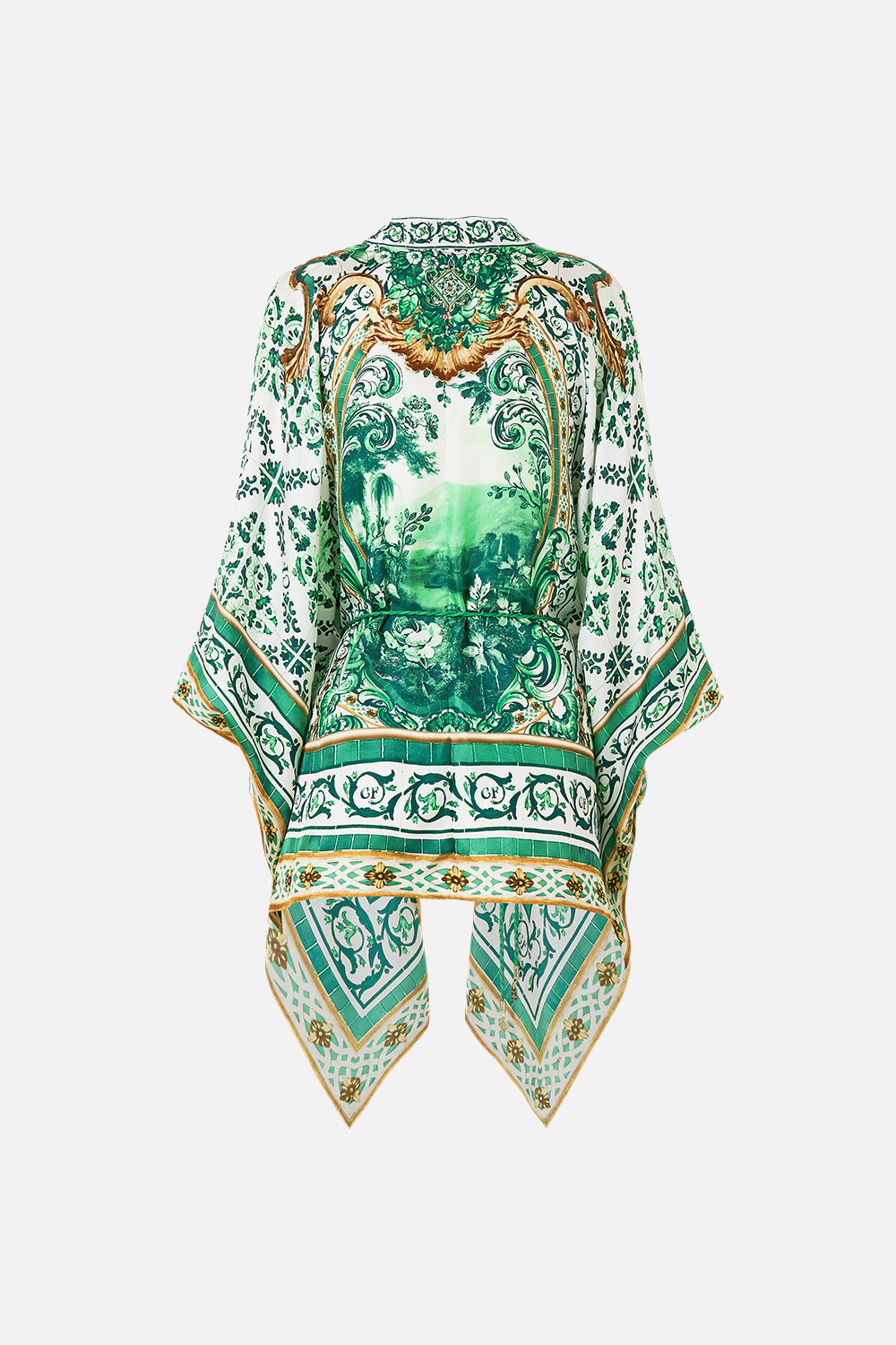 BUTTON THROUGH SCARF BLOUSE CORRIDOR OF CALM