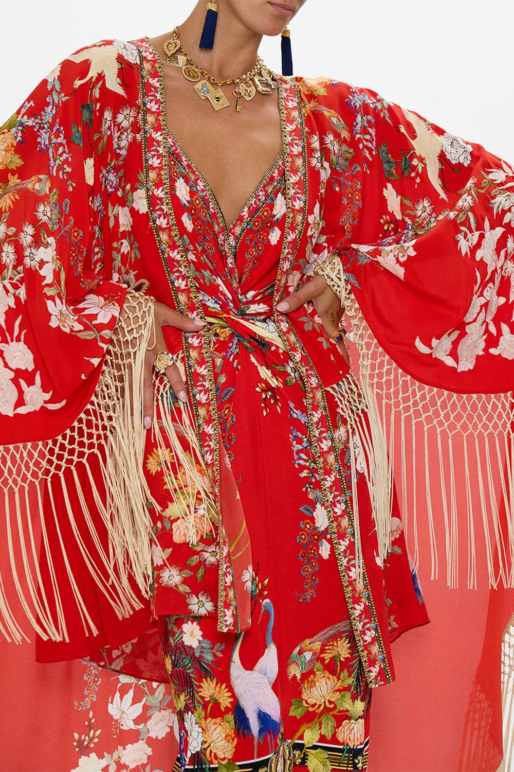 DRAPED HIGH-LOW LAYER LISBOA LUXE