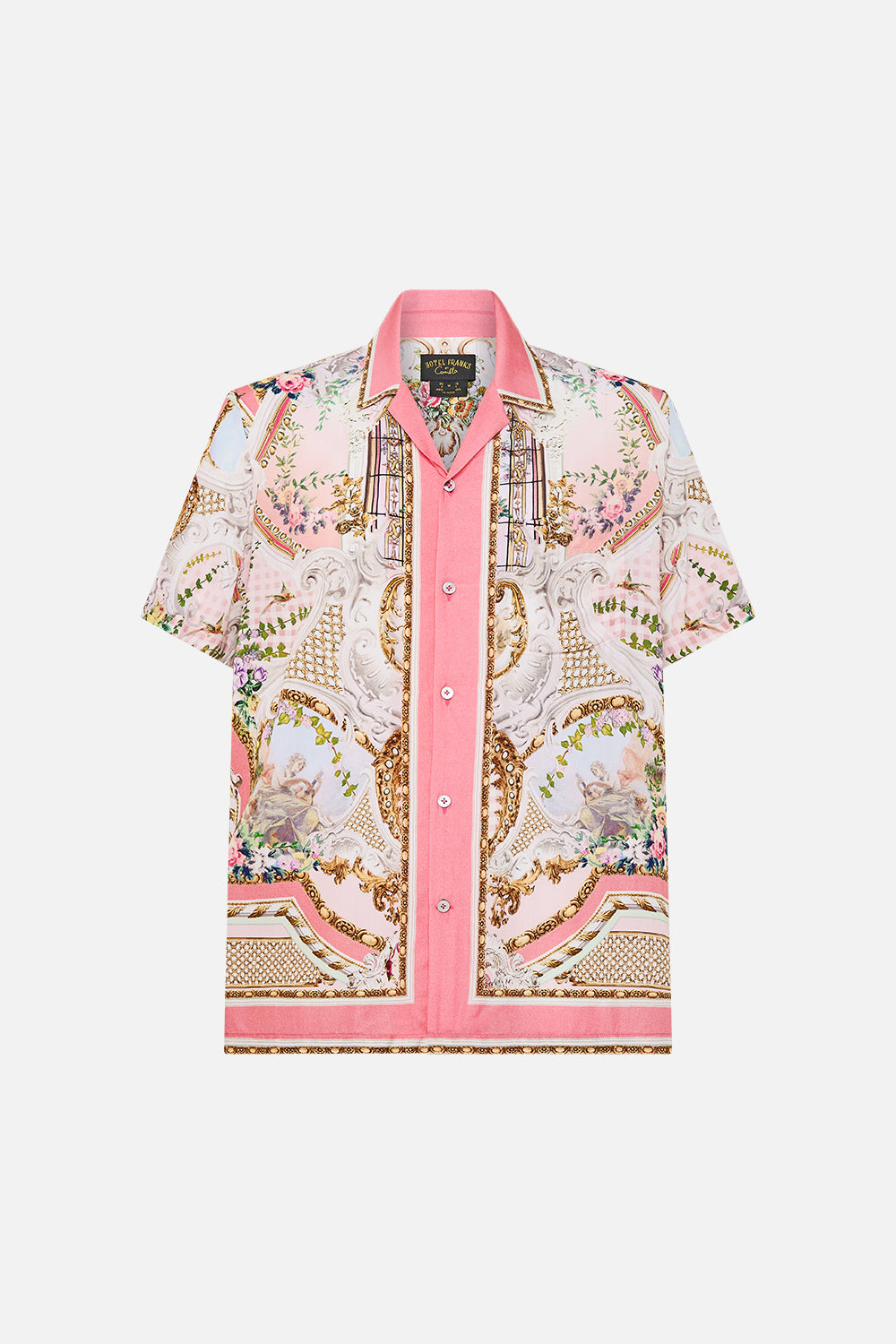 SHORT SLEEVE CAMP COLLARED SHIRT LISBON LULLABY