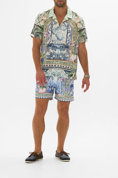 CAMILLA Mid Length Boardshort in Jardim Party print