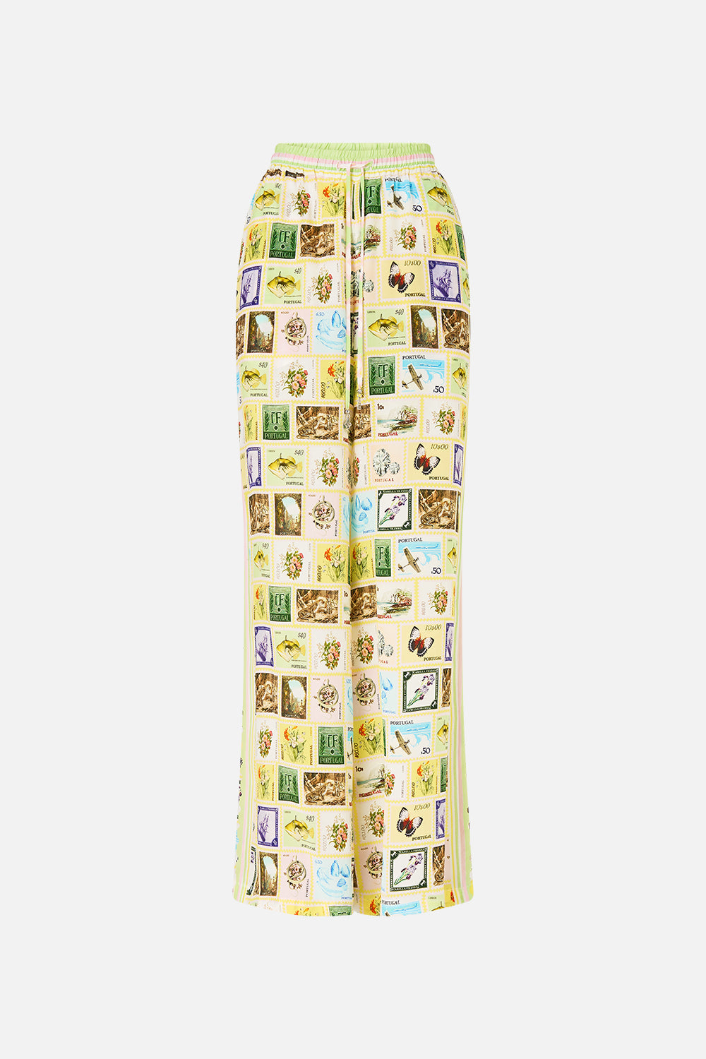 The CAMILLA LOUNGE PANT WITH LOVE FROM LISBON in our  print.