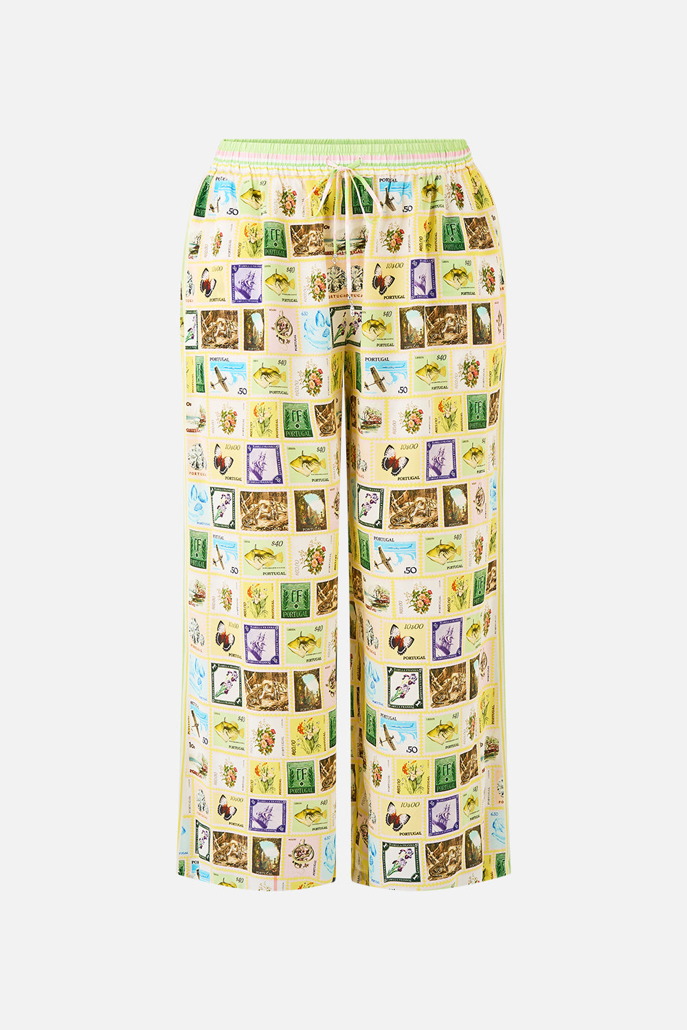 The CAMILLA LOUNGE PANT WITH LOVE FROM LISBON in our  print.