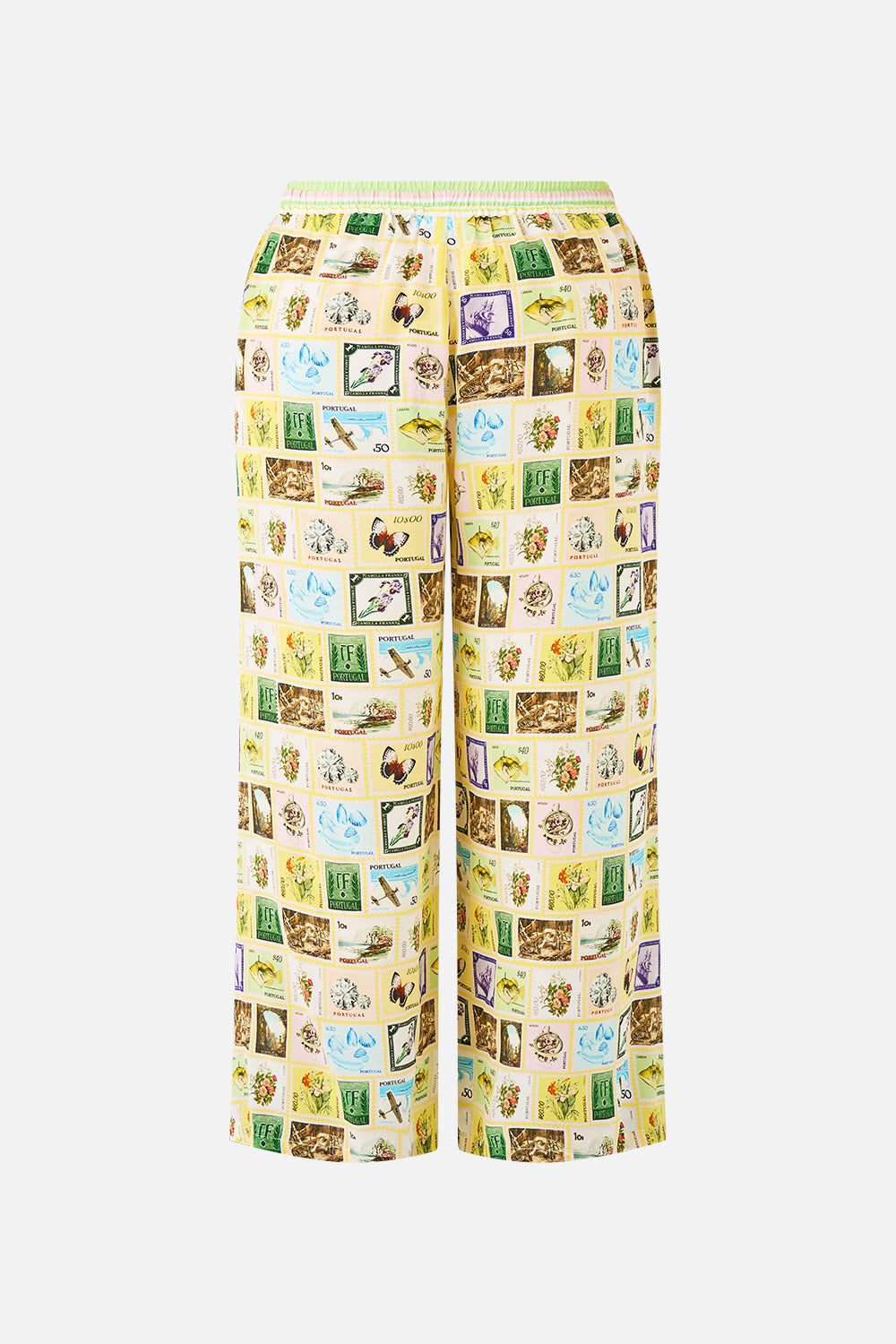 The CAMILLA LOUNGE PANT WITH LOVE FROM LISBON in our  print.