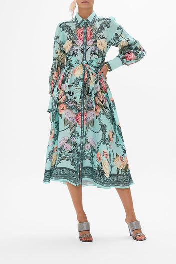 TIE SHOULDER DRESS PETAL PROMISE LAND