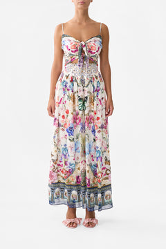 DOUBLE TIE FRONT DRESS MONSERRATE MAGIC