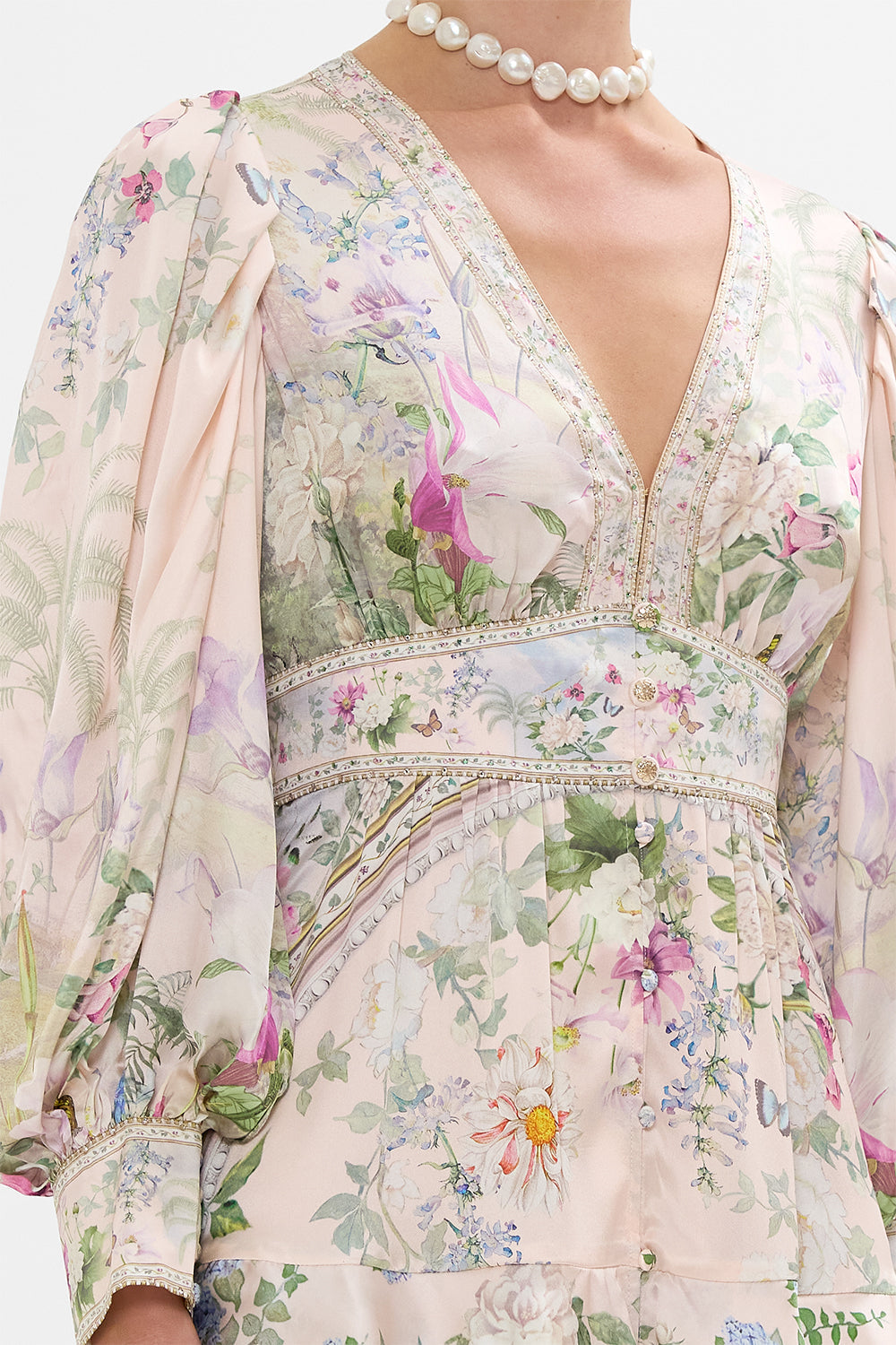 BUTTON FRONT FRILL DRESS PALACIO PLAYGROUND