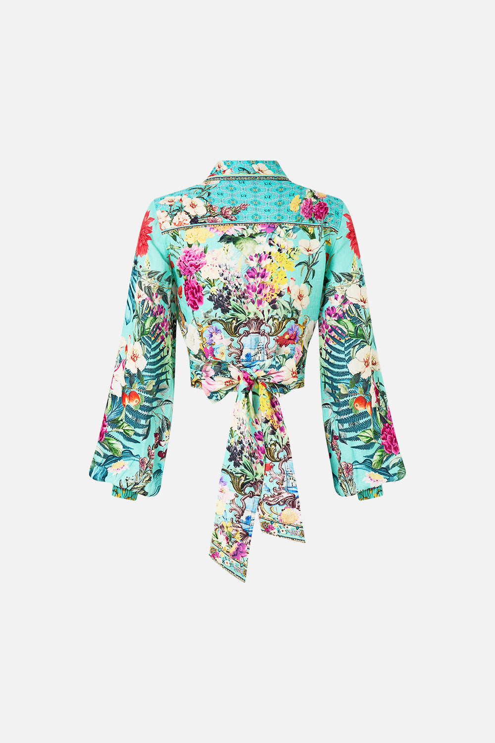 CROPPED WRAP SHIRT GARDENS OF QUELUZ