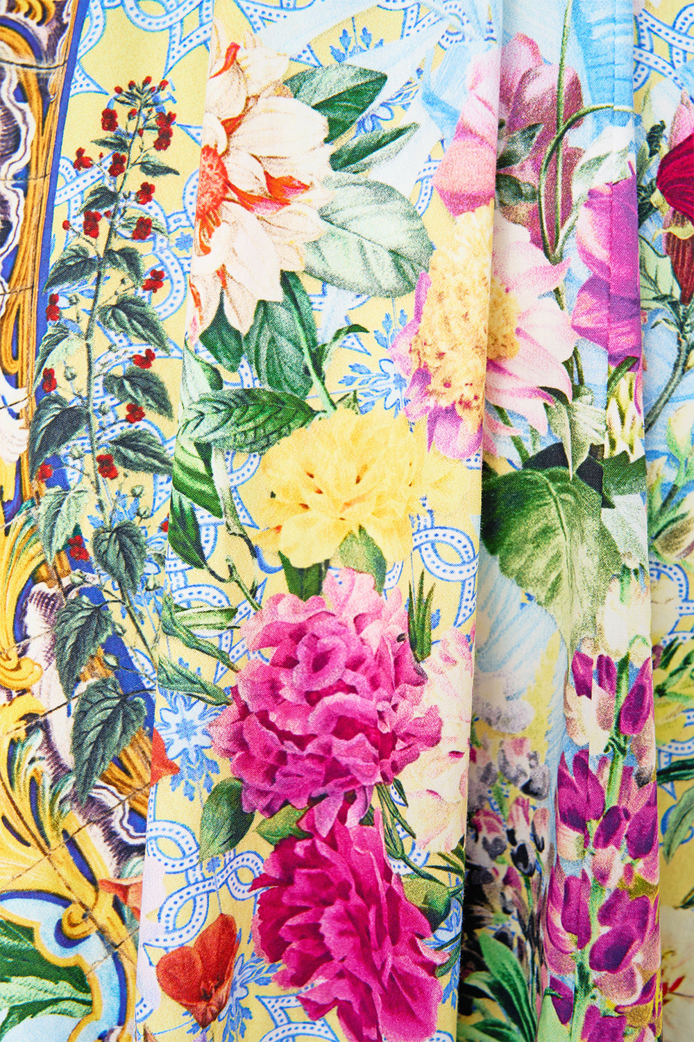 The Flor Fantástica Frill Neck Dress With Hardware | CAMILLA US