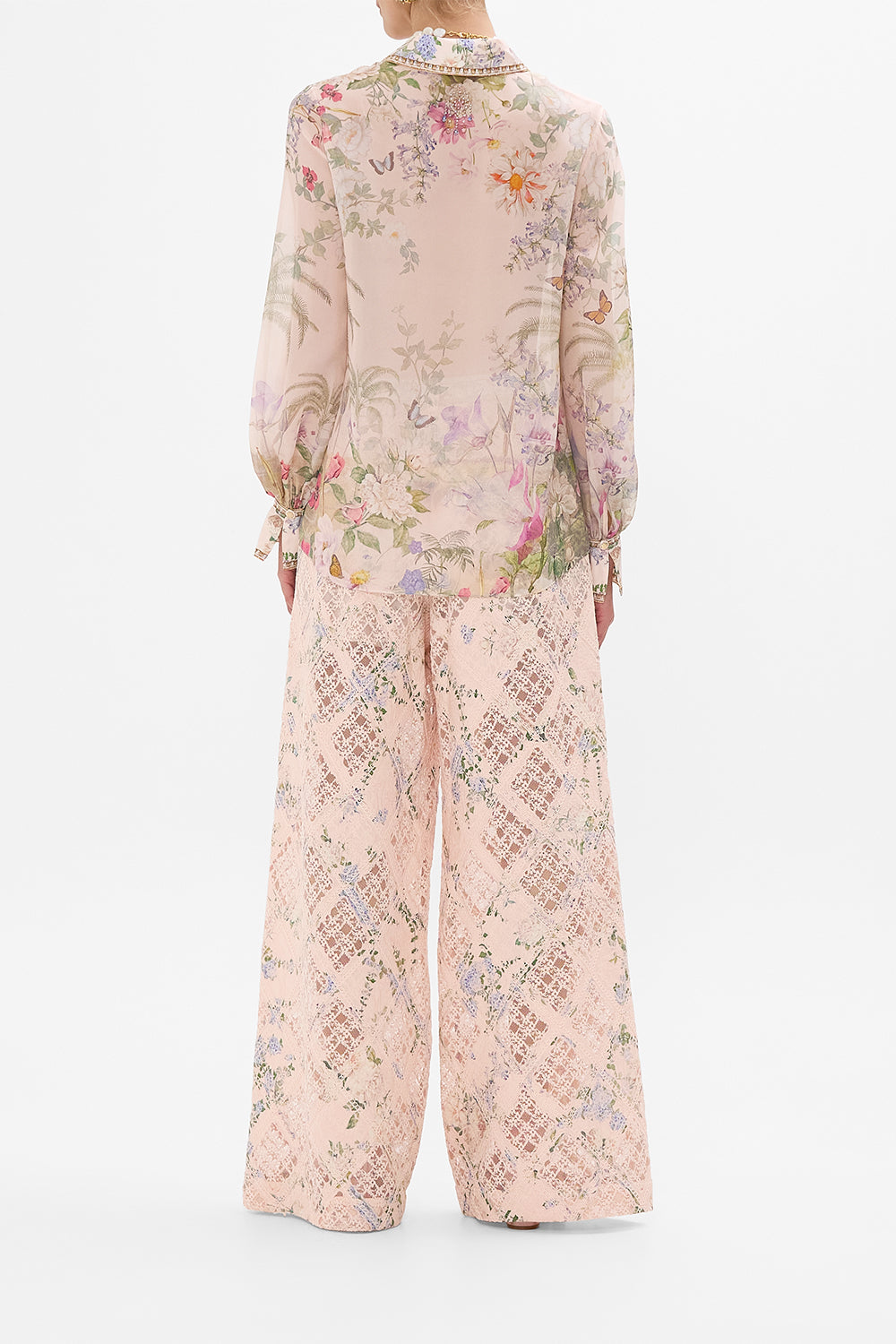 CURVED COLLAR BLOUSE WITH POCKETS PALACIO PLAYGROUND