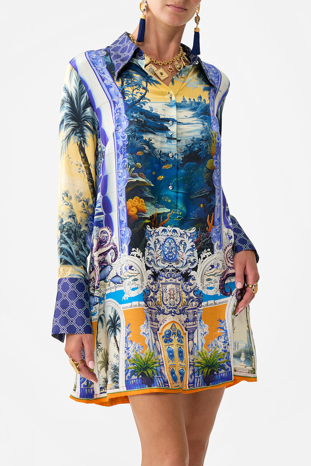 MINI SHIRT DRESS SONG OF SAINT ANTHONY