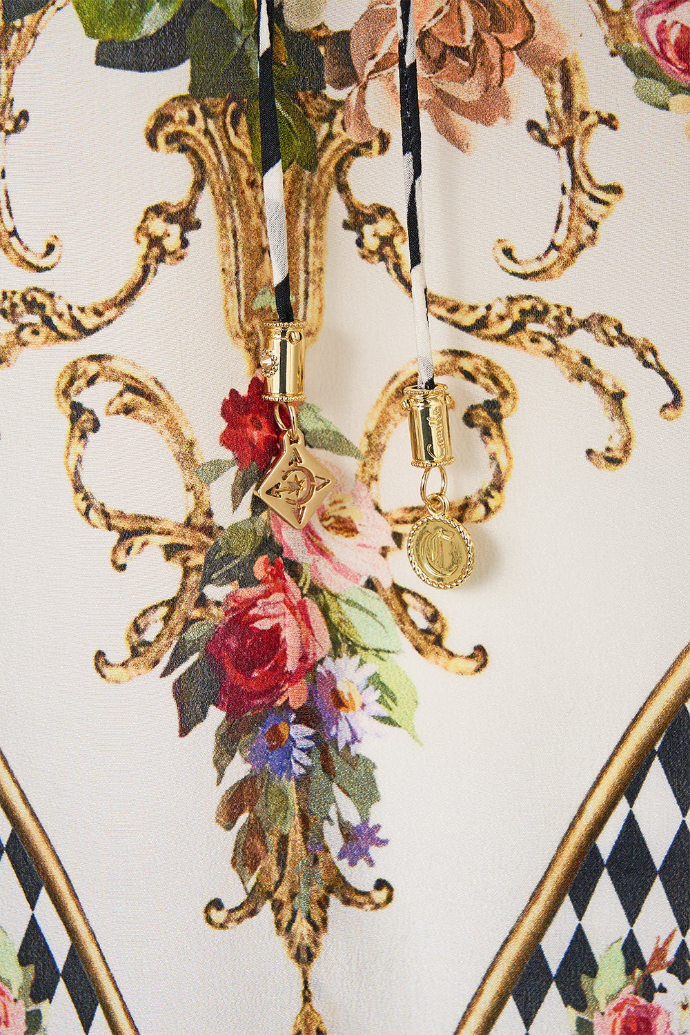 METAL EYELET KAFTAN ROCOCO GLOW