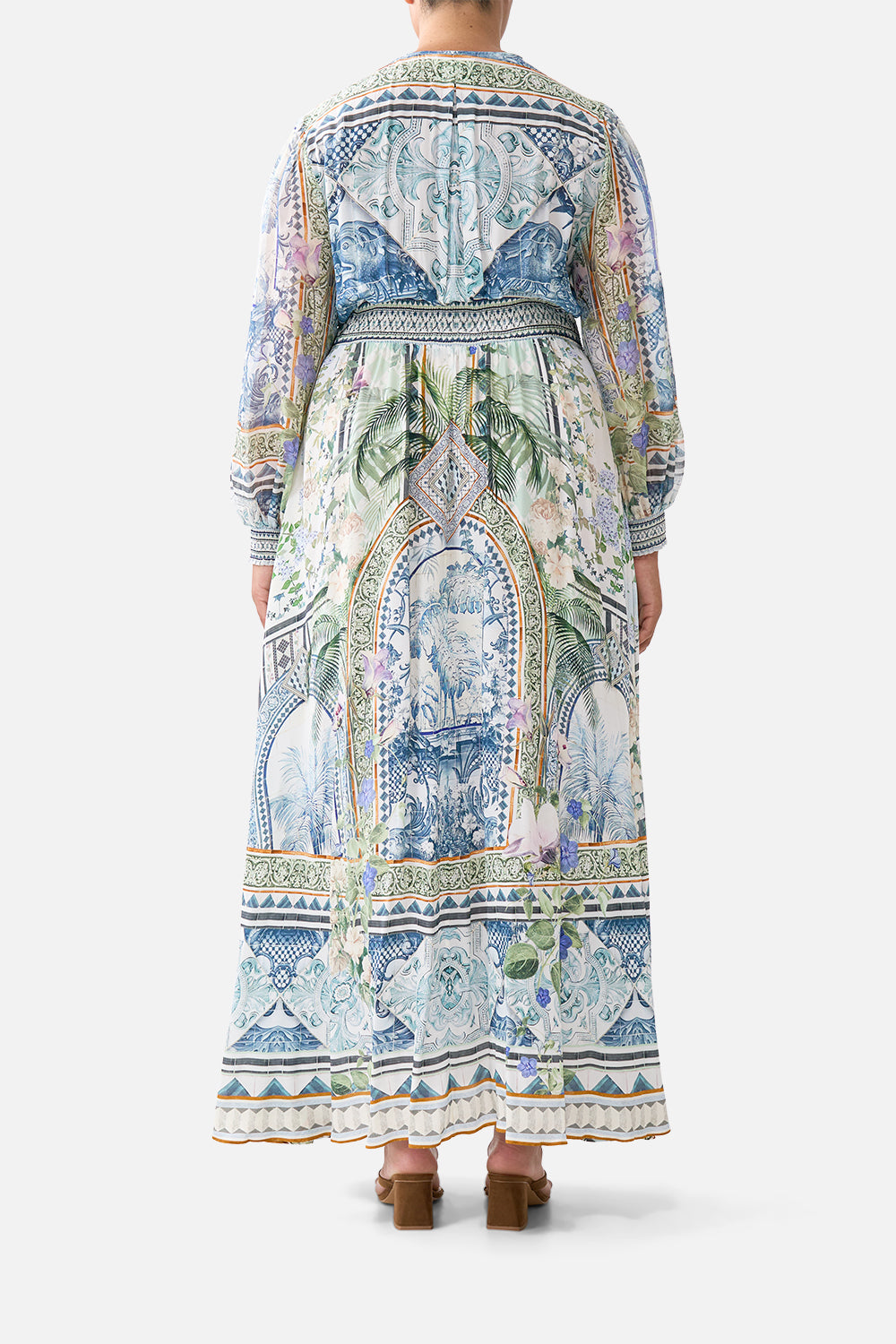 BUTTON DRESS WITH SHAPED WAISTBAND JARDIM PARTY