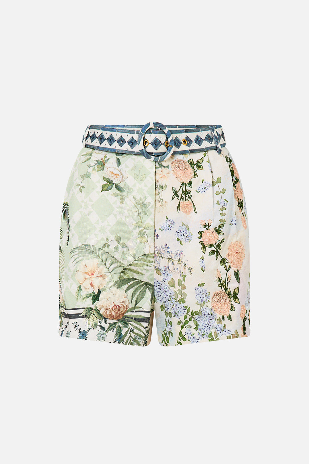 TUCK FRONT SHORT JARDIM PARTY