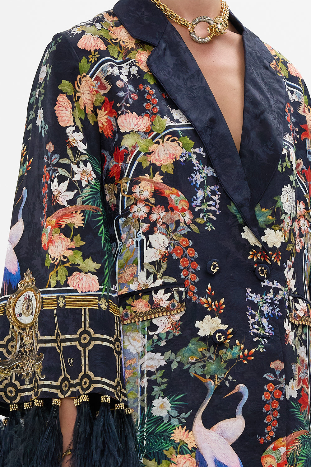 FLARED SLEEVE DOUBLE BREASTED JACKET PALACIO POETRY