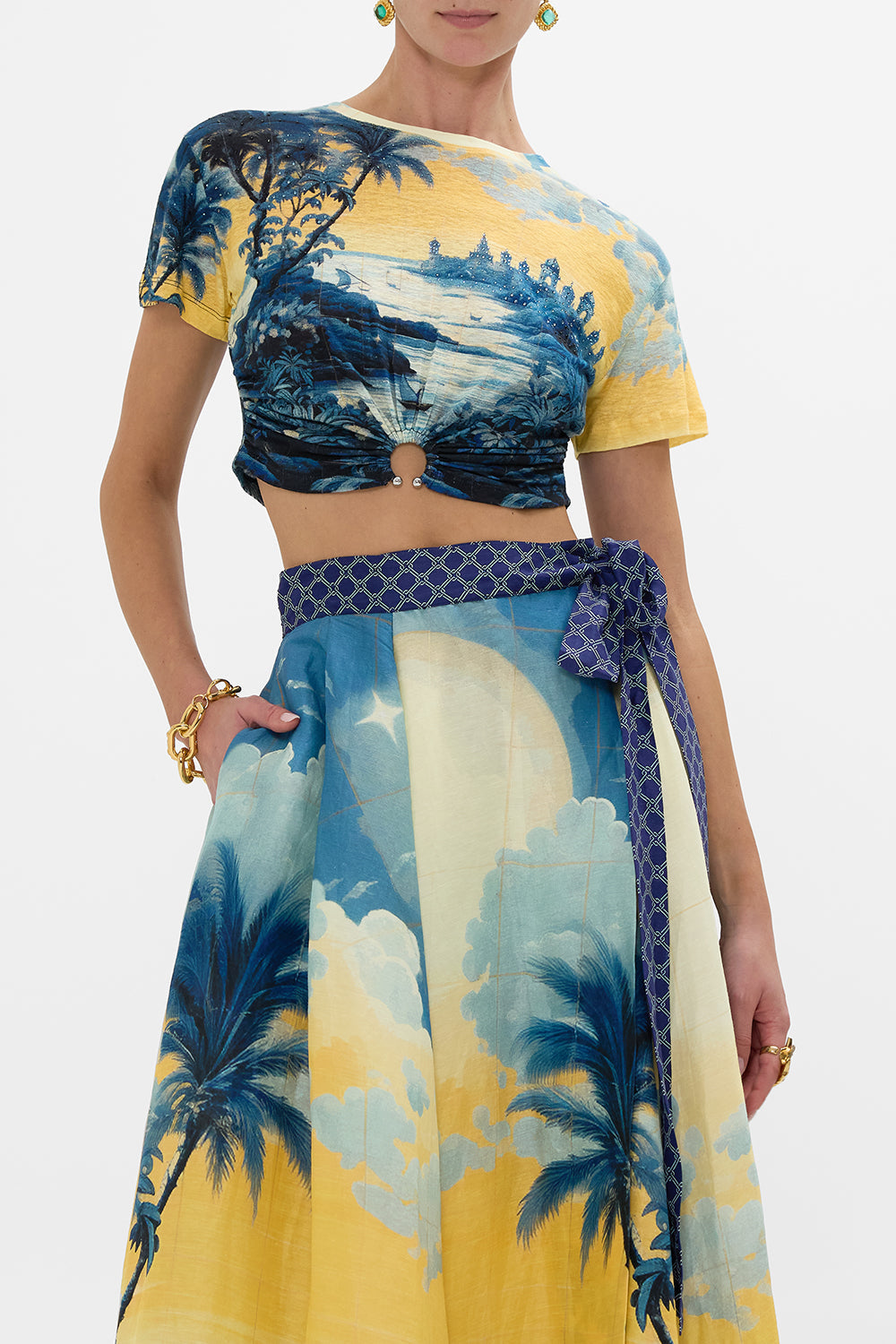 JERSEY T-SHIRT WITH HARDWARE SONG OF SAINT ANTHONY