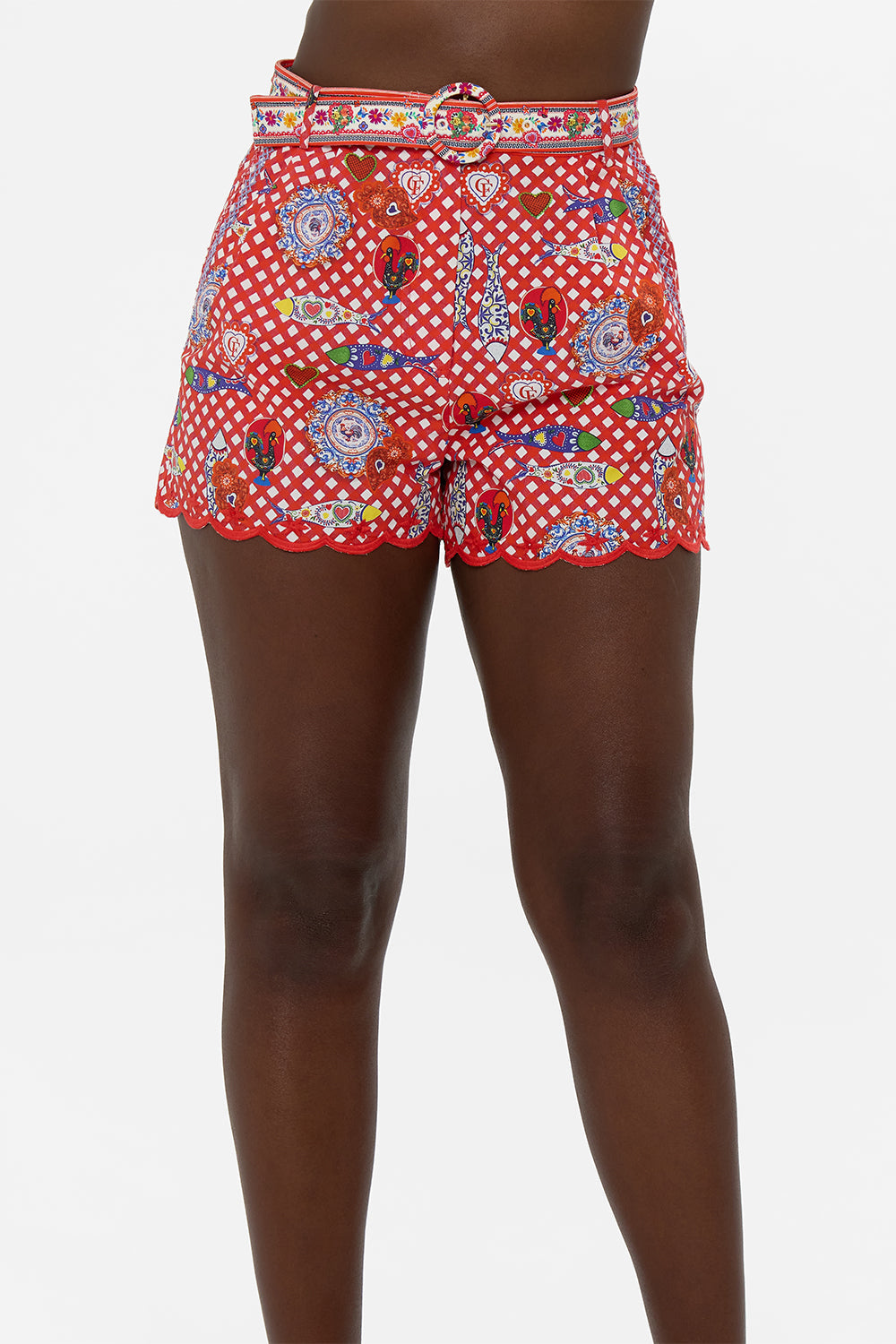 TUCK FRONT SHORT FAITH, LUCK & JUSTICE