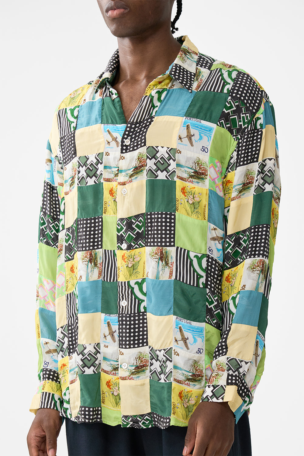 OVERSIZED PATCHWORK SHIRT MY PORTO PEN PAL