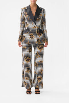 DOUBLE BREASTED SUIT JACKET MONARCHY MANIA