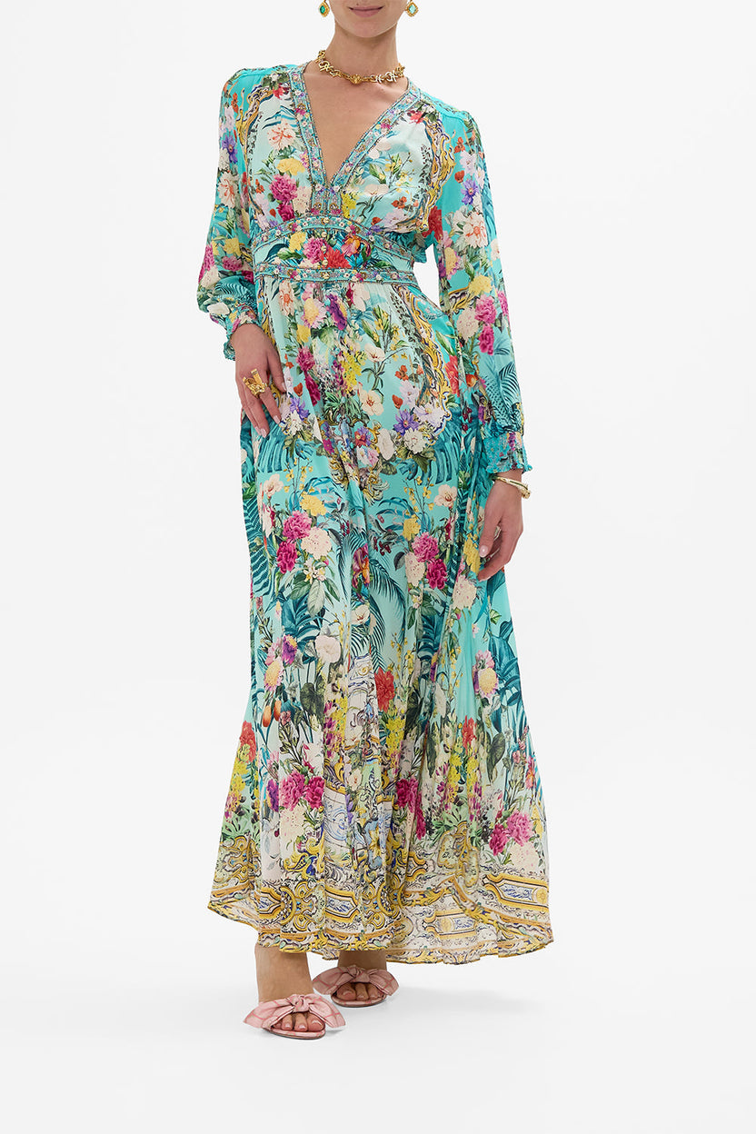 AQILLA BUTTON DRESS