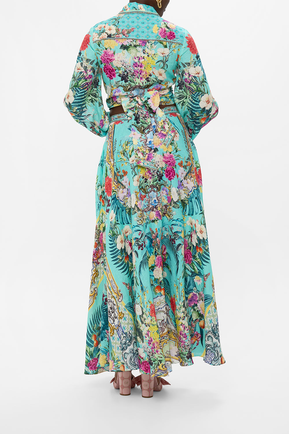 FALDA CIRCULAR MAXI JARDINES DE QUELUZ