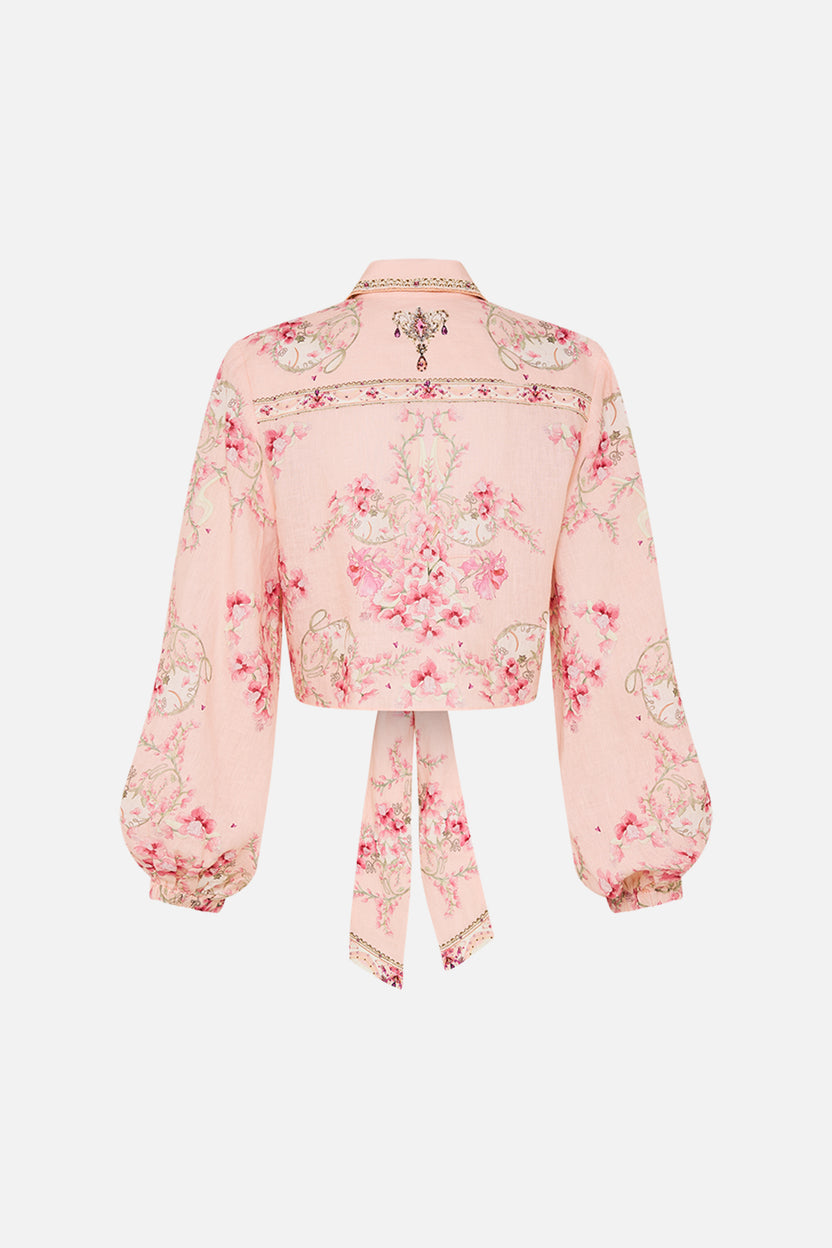 CROPPED WRAP SHIRT THE BOSPHOROUS