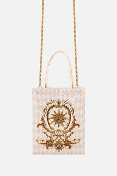 EMBELLISHED MINI TOTE THE QUEENS QUARTERS