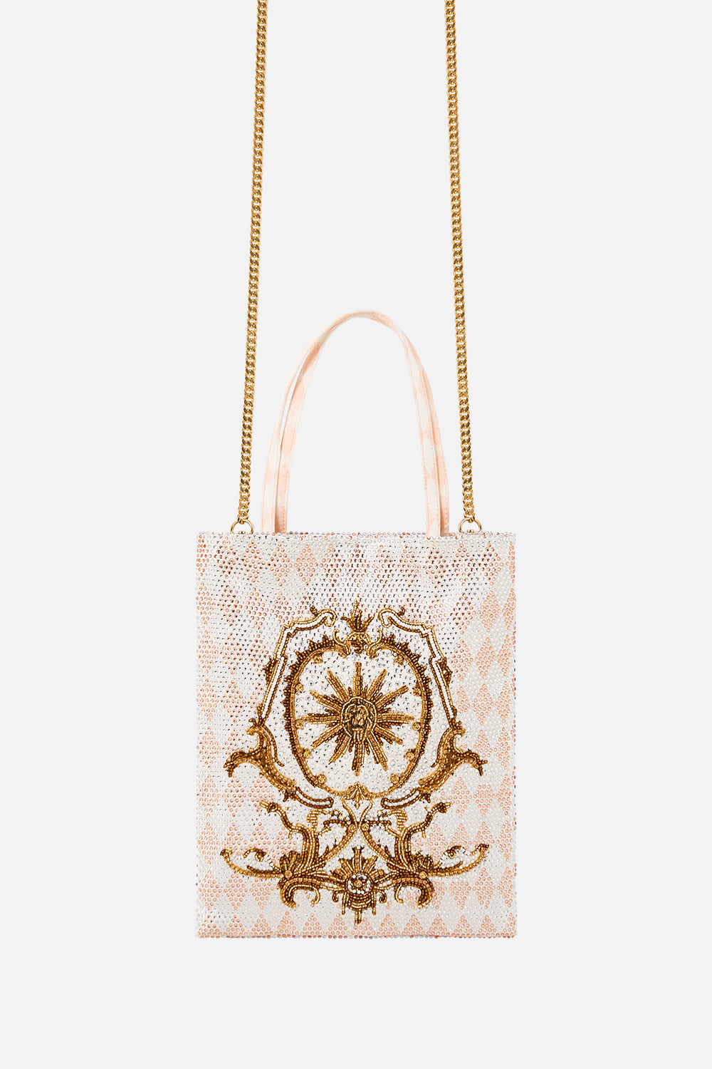 EMBELLISHED MINI TOTE THE QUEENS QUARTERS