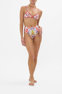 KNOT FRONT TRIANGLE BRA FAITH, LUCK & JUSTICE